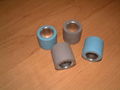 Rubber cot with aluminium bushing 1