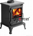 Freestanding cast iron wood stoves