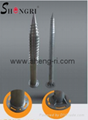 Hot Dipped Galvanized ground screw pole anchor 