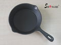 Cast Iron Cookware Pre-seasoned Fry Pan With Handle