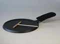 Shengri Cast Iron Thin Bread Pan Pre-seasoned Cookware Fry Pan