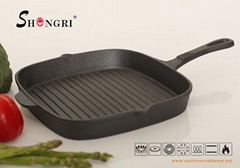 Cast Iron Frying Pans Pre-seasoned & Enamel Cookware