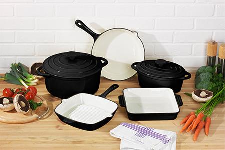 Enamel Cast Iron cookware Sets 4