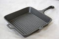 Square Cast Iron Fry Pan