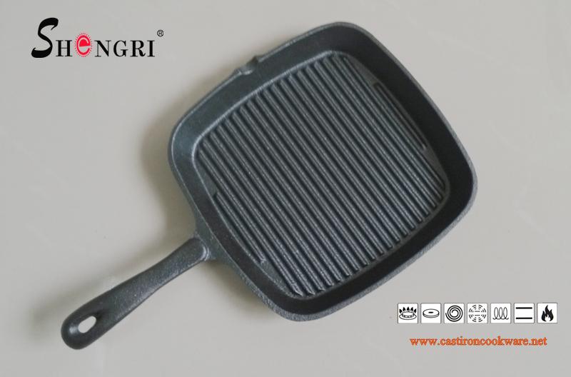 Square Cast Iron Fry Pan 3