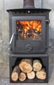 casting iron wood fuel stove fireplace chimineas  2