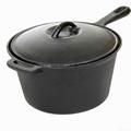 Outdoor Cast Iron Cookware set with wooden box  4