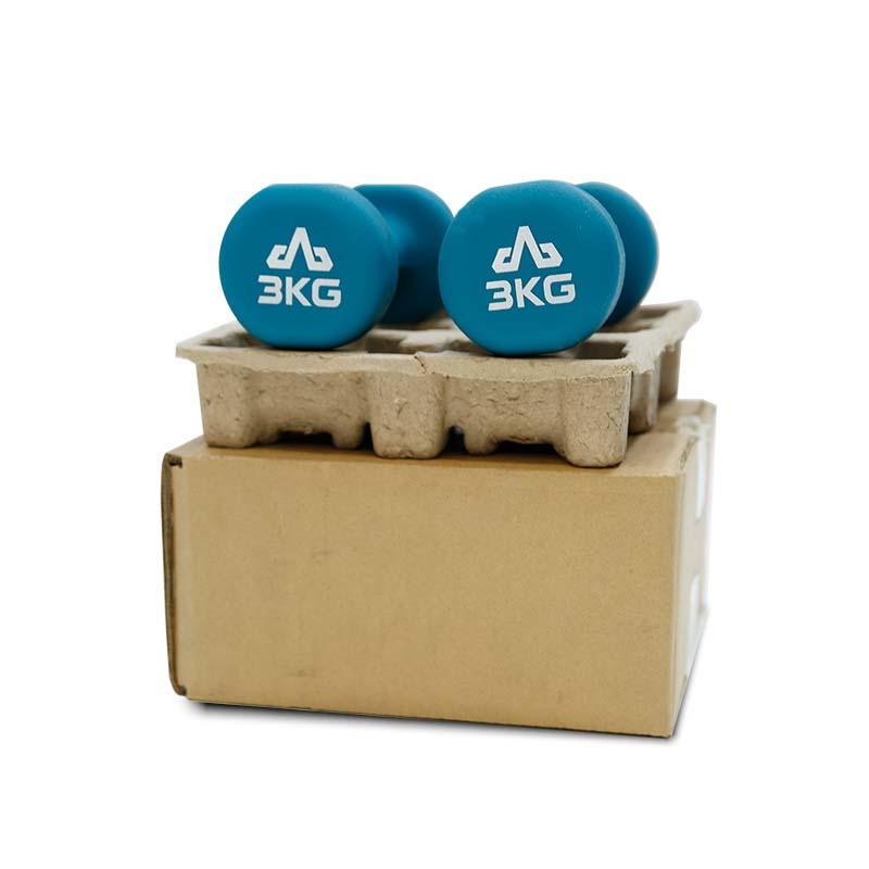 Rubber Dumbbells 5kg 4