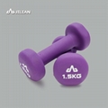 Rubber Dumbbells 1.5kg