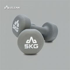 Rubber Dumbbells 5kg