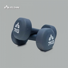 Rubber Dumbbells 7kg