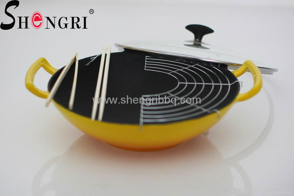 Cast iron enamel cookware 4