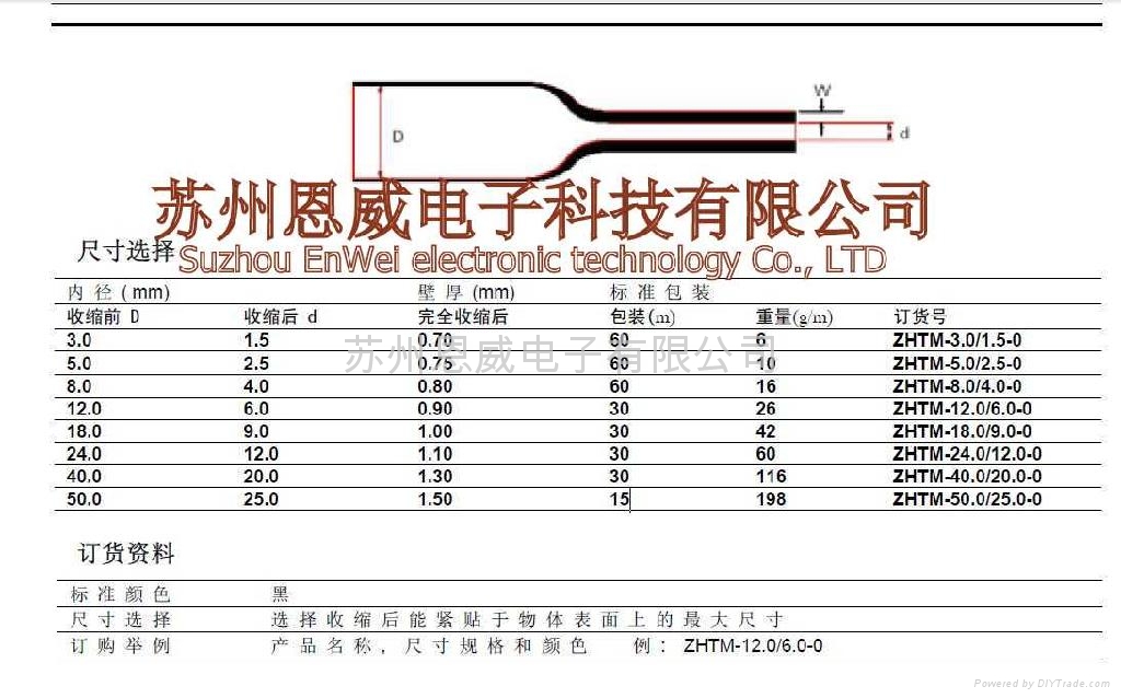 泰科热缩套管ES2000系列 2