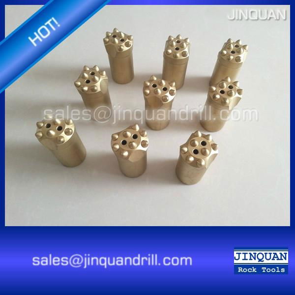 32mm 34mm 36mm 38mm 7° tapered button drill bits 8 buttons 3