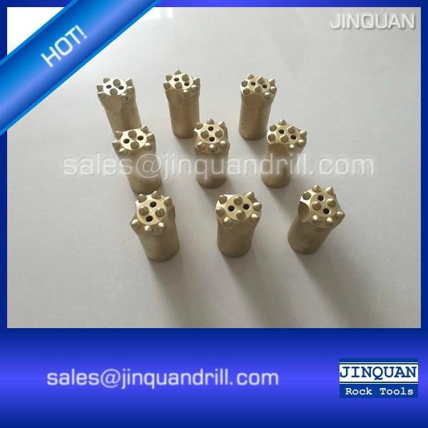 32mm 34mm 36mm 38mm 7° tapered button drill bits 8 buttons 4