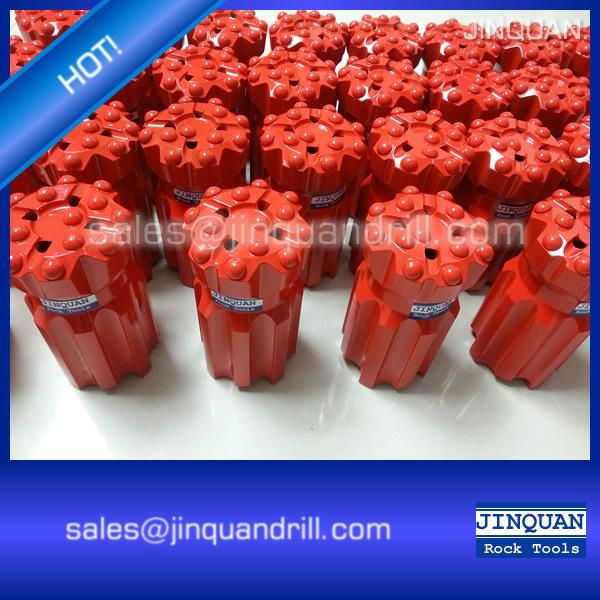 thread button drill bit