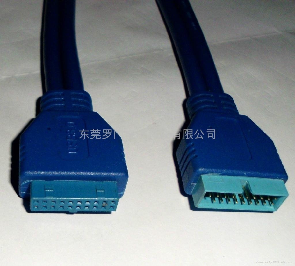 USB3.0 IDC 20P延长线 2