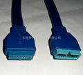 USB3.0 IDC 20P延长线 2