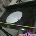 Quartz Marble Granite Vanity Top With Ceramic Sink 2