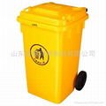 山东信源120升塑料垃圾桶价格及图片 3