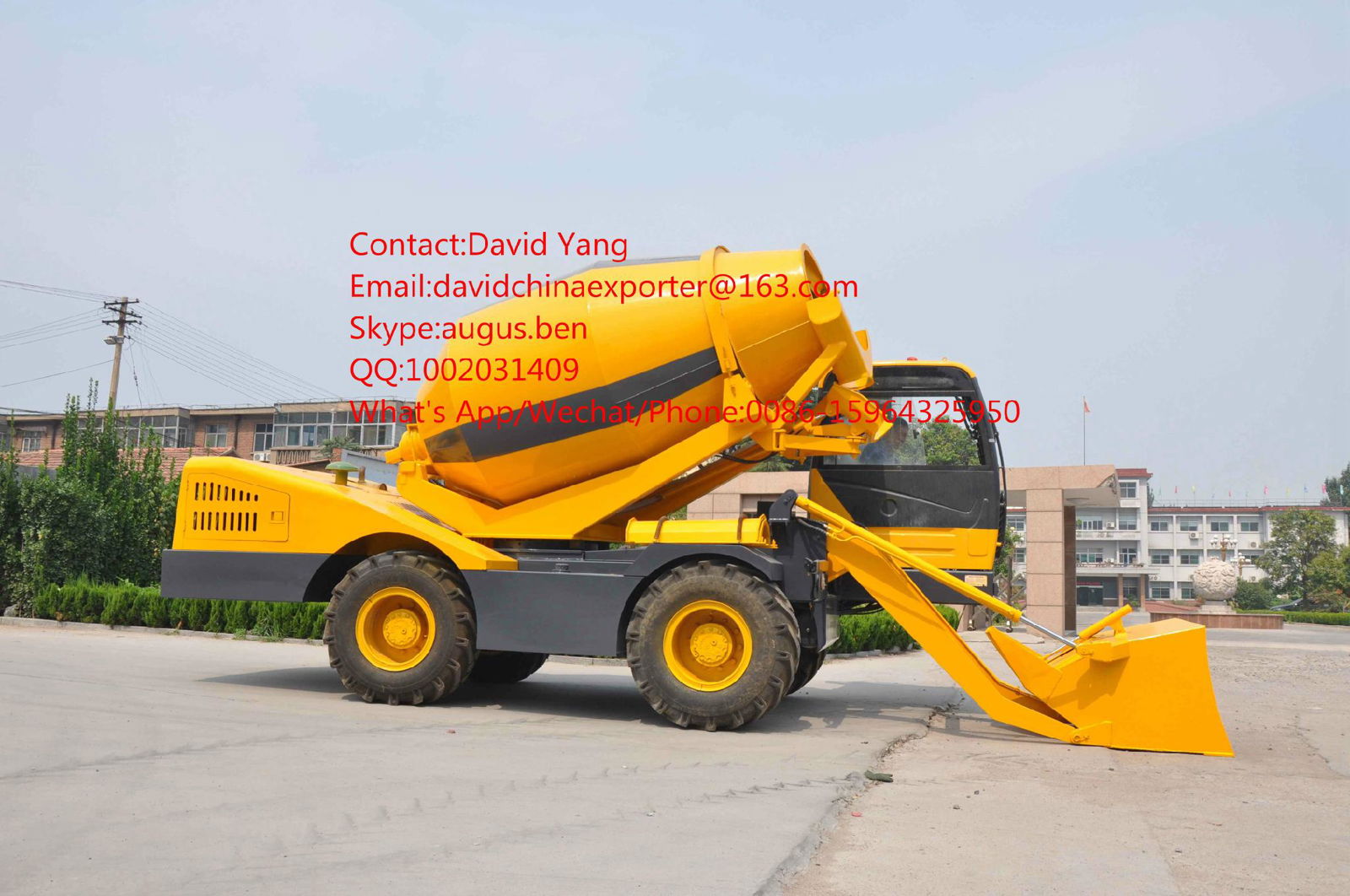 Self loading concrete mixer truck for sale 3