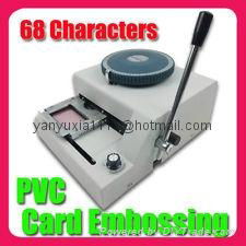  Manual PVC plastic credit VIP card embosser machine 