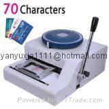  Manual PVC plastic credit VIP card embosser machine  2