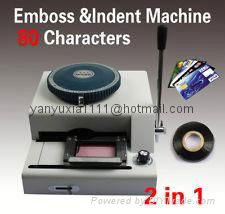  Manual PVC plastic credit VIP card embosser machine  5