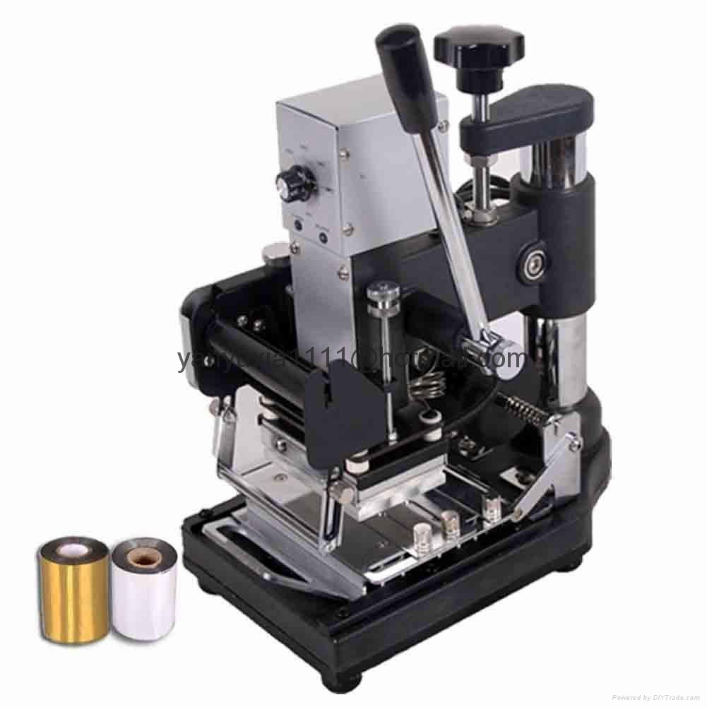 Professional Hot Foil Manual Card Tipper Stamping Printing Machine for Leather 1