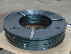 Blue Black Painted Galvanized Steel packing Strapping