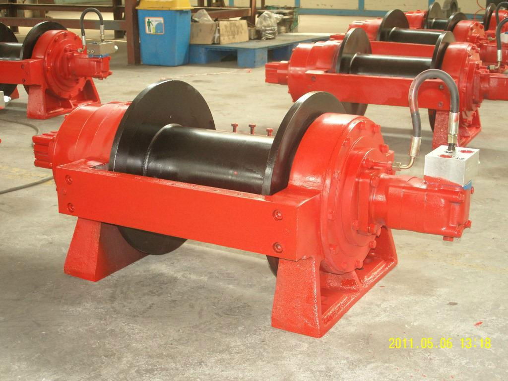 hydraulic recovery winch pulling winch truck winch 5