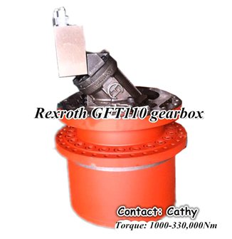 Rexroth GFT-W winch drive gearbox final drive GFT36W3 GFT60W3 GFT80W3 GFT110W3 3