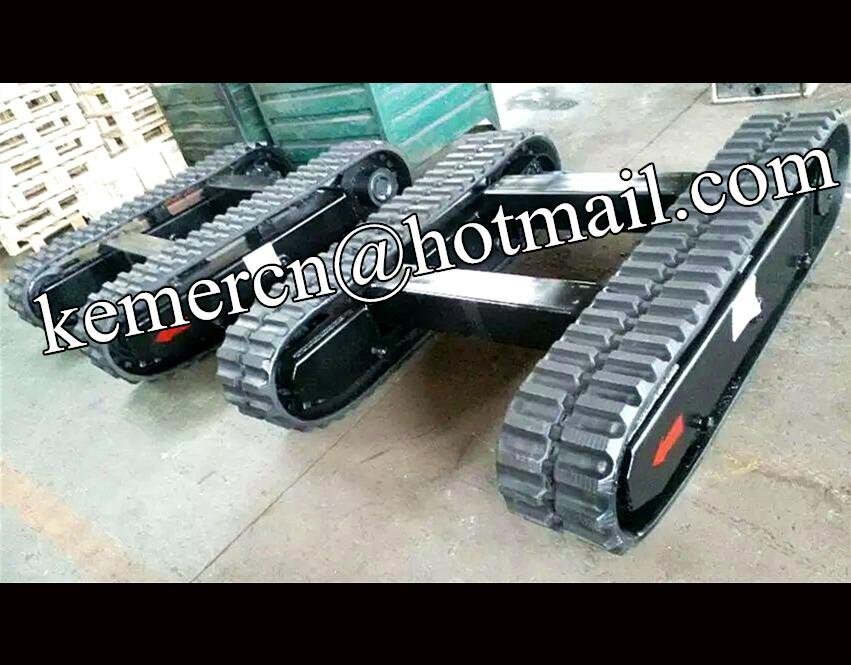 custom built Rubber Track Undercarriage rubber track chassis undercarriage