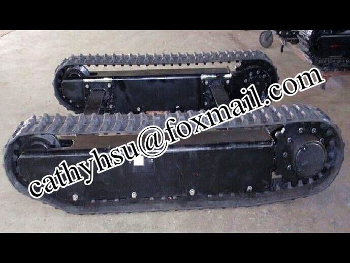 custom built Rubber Track Undercarriage rubber track chassis undercarriage 3