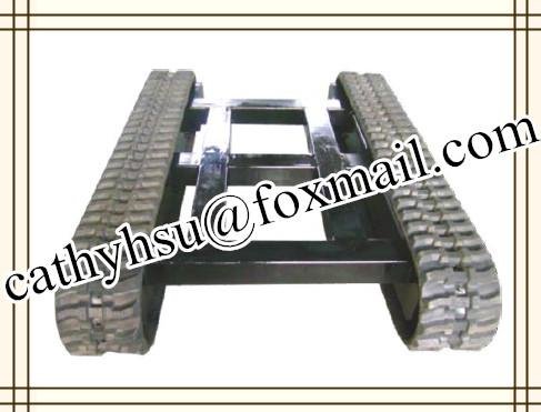 custom built Rubber Track Undercarriage rubber track chassis undercarriage 4