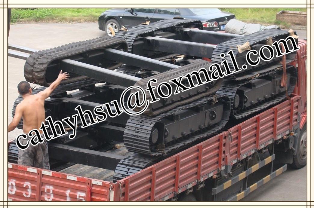 custom built Rubber Track Undercarriage rubber track chassis undercarriage 5