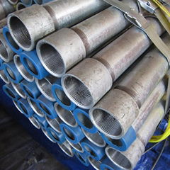 Supply threaded galvanized steel pipe