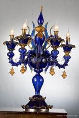 Murano glass table lamp