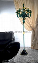 Murano glass floor lamp