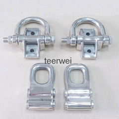 Hummer H2 stainless steel tow hooks    