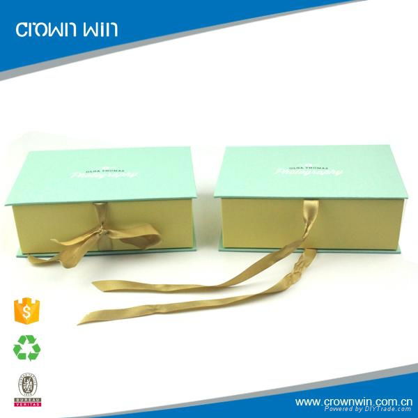 Luxury cardboard paper box magnetic gift box 5