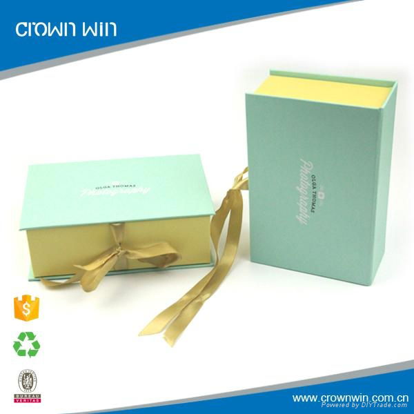 Luxury cardboard paper box magnetic gift box 3
