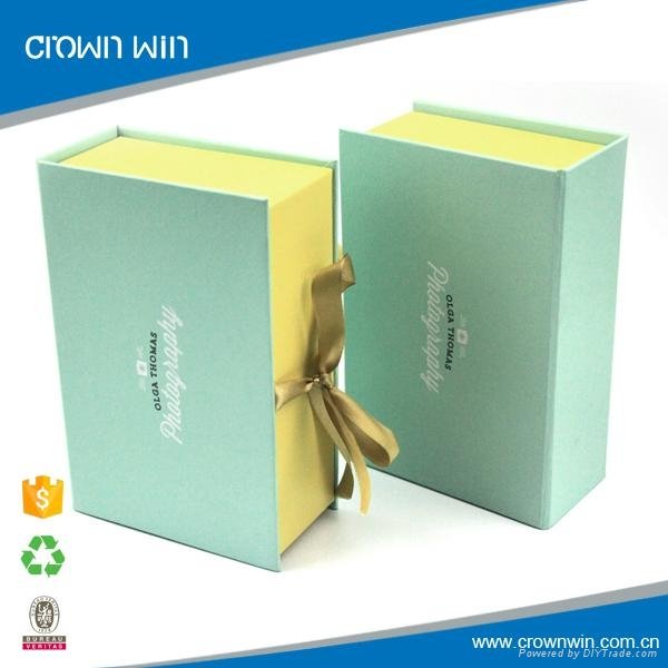 Luxury cardboard paper box magnetic gift box 2