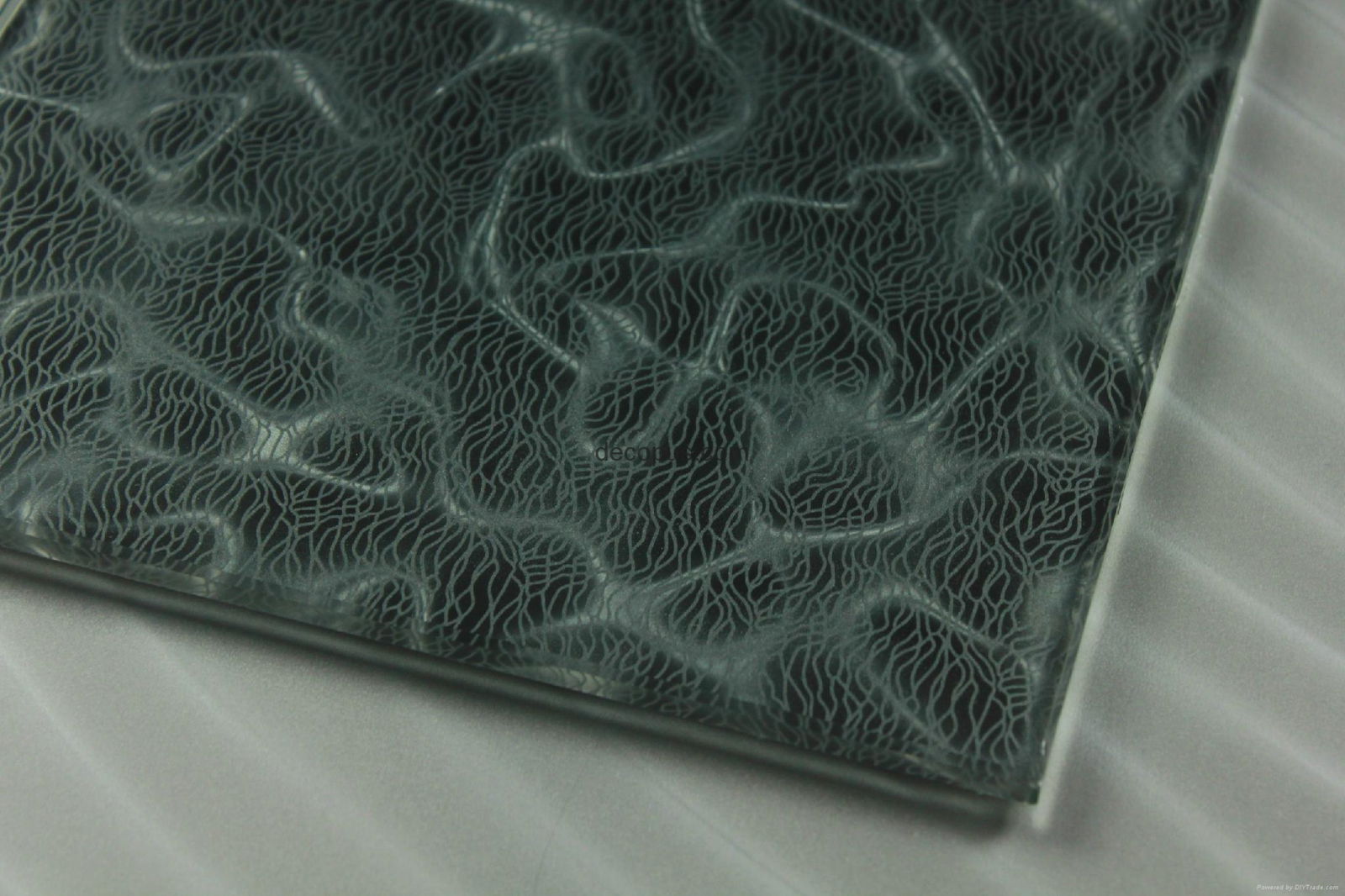 glass tile stereoscopic effect-Web Smoggy Sun 2