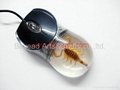Real Scorpion Insect Amber Optical Computer Mouse For Gift 1