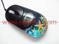 Real starfish Amber Optical Computer Mouse For priemium gift business gift  1