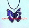 Real butterfly Necklace Fashional Jewelry Valentines Gift Girl's Gift 2