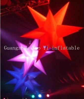 haning led inflatable star for part decoration ; party decoration star 2