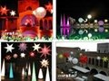 haning led inflatable star for part decoration ; party decoration star 4