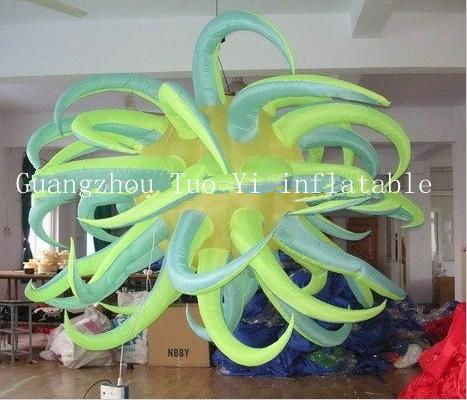 LED light inflatable star wedding decoration